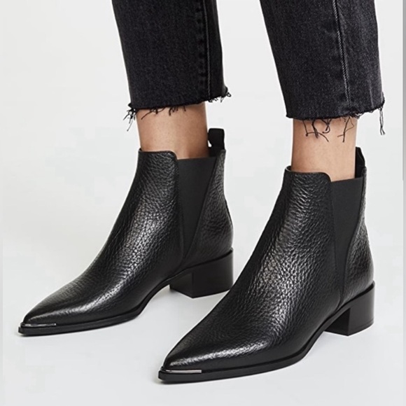 Acne Studios Jensen Boots Grained Leather - Picture 1 of 11
